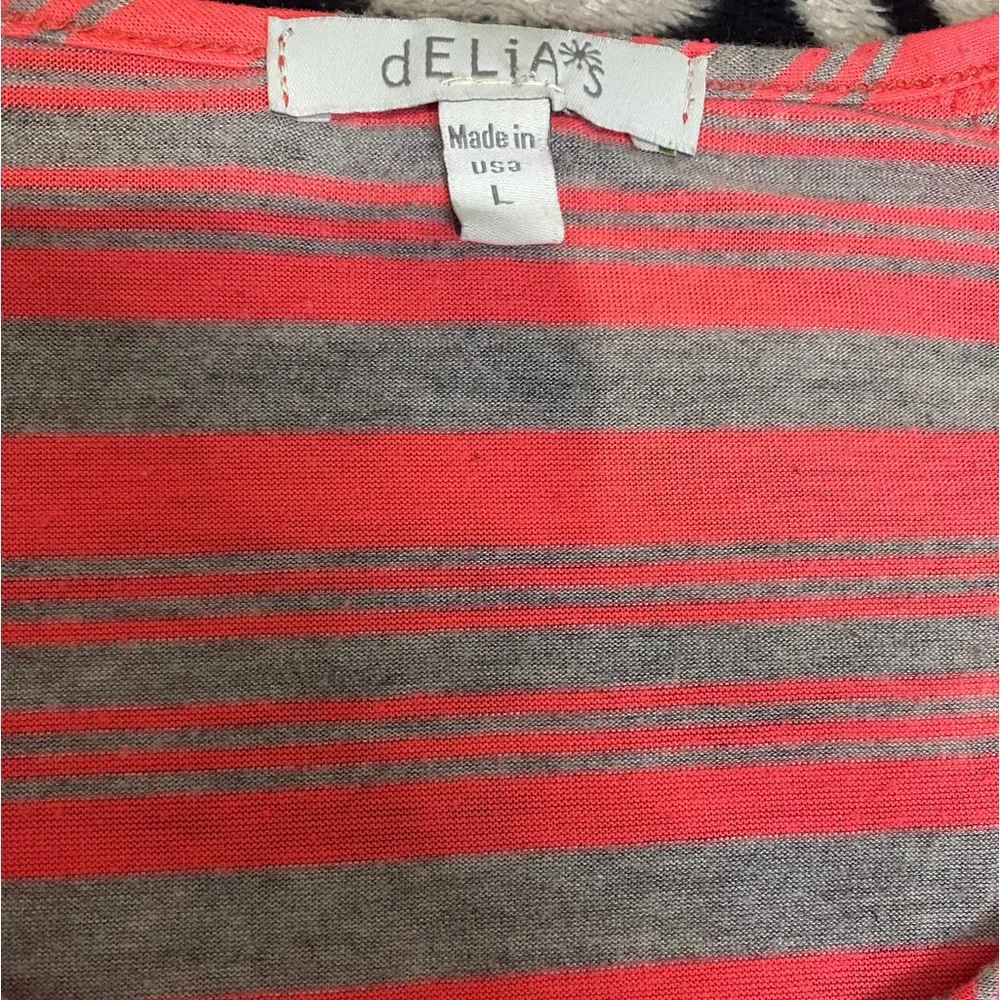 Vintage Delia’s Open Shoulder Airy Tee - Picture 3 of 7